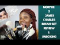 Morphe X James Charles Brush Set Review | Unboxing Of New Eyeshadow Pallet | Product Unboxing |
