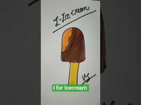 How to draw an ice cream#art #viral #shorts