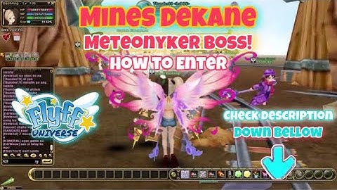 Flyff Universe - 2 Meteonyker Split Dungeon - 1 Meteonyker Mines Dekane & Red Meteonyker Volkane