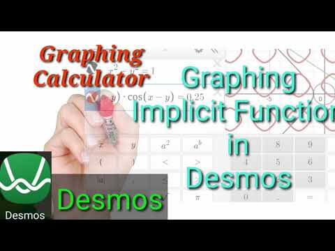 Graphing Implicit Functions in Desmos | Bangla | Graphing Calculator | nrl00019