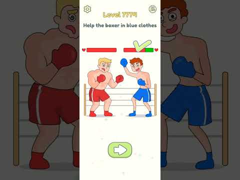 DOP 2 Level 7774 Walkthrough - "Help the boxer in blue clothes" #shorts
