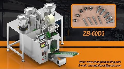 Screw Bagging Machine, Automatic Screw Kit Counter Bagger