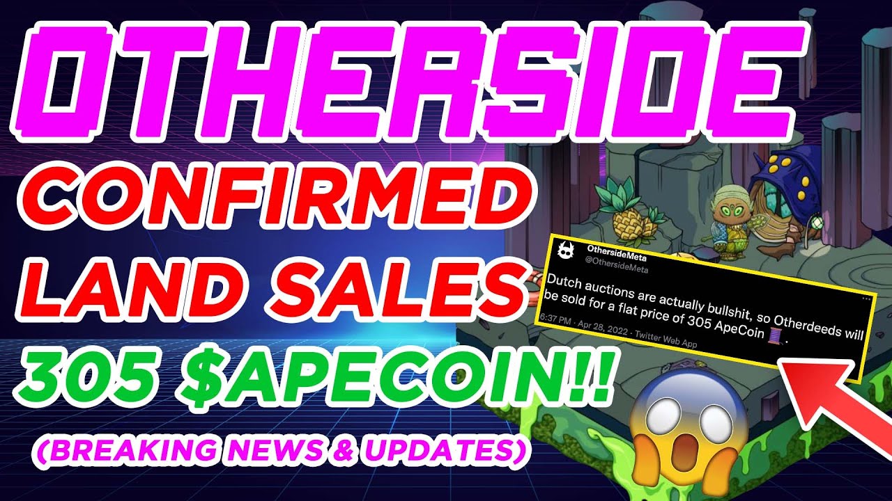 ‼️Breaking News‼️ OTHERSIDE META confirms 305 $APE Land Sale (How do we buy land?) $APE BAYC MAYC