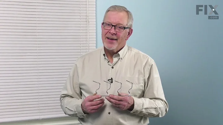 Frigidaire Dishwasher Repair - How to Replace the Fold-Down Tine Row