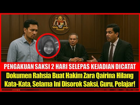 Dokumen Rahsia Saksi Buat Hakim Zara Qairina Hilang Kata-Kata, Selama Ini Disorok Guru dan Pelajar!