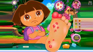 Dora Gets Hurt Doras Foot Injury Dora The Explorer Games For Children