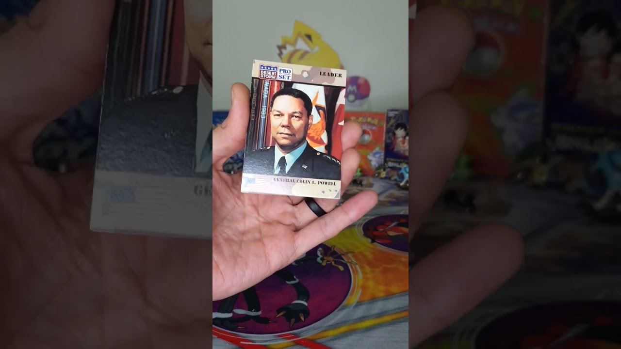 The Hunt For Saddam Hussein, Rookie Card! 1991 Pro Set Desert Storm 🏜 🌪