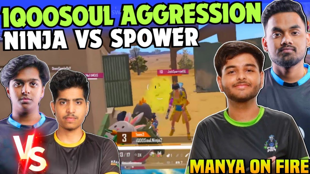 iQOOSouL Back To Back Wipes 😳 SouL Ninja vs Spower 😱 Manya & Saumay on ...
