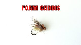tying the Foam Caddis