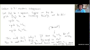Lecture 6.3 - Monotonic Subsequences