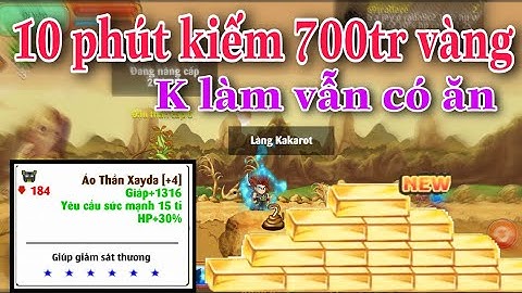 Gamekyniem || Hướng Dẫn Cách Kiếm 700tr Vàng Trong 10 Phút Cực Dễ - Ngoc Rồng Online