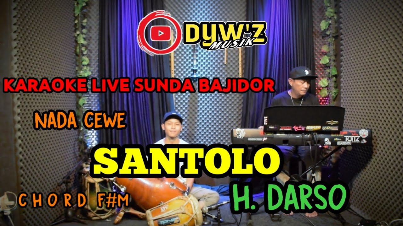 Santolo (H.darso) - Karaoke live || Dywz Musik || HD Audio 