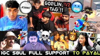 GobliN Reply Why Not Streaming From Bootcamp❤️Direct Rush On TAG 1v2💀Dynamo S8UL Savage On Payal👸🚀