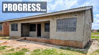 Plastering Done But We Found Termites   Ep 19  Building A Home In Zimbabwe While Abroad