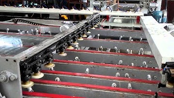 double edging machine with transfer table