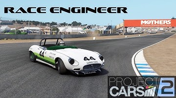 Project CARS 2: Using the Race Engineer to setup an E-Type Jag!