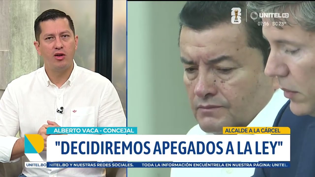 Concejal Alberto Vaca dice que se debe elegir alcalde interino tras detención de Fernández