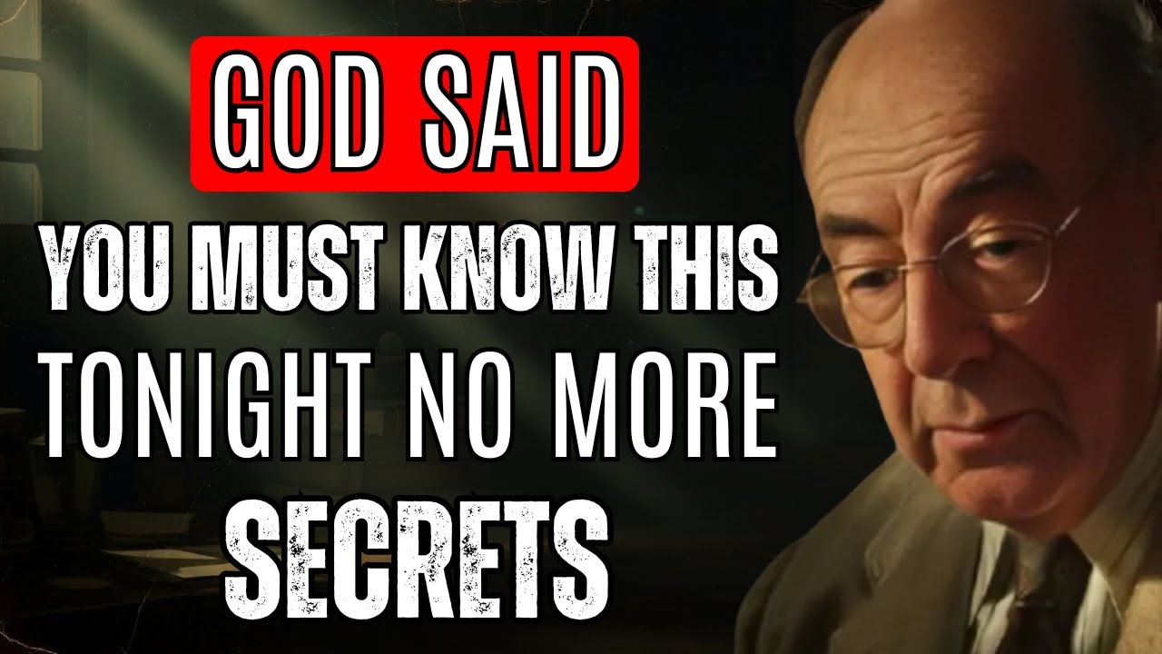 Chosen Ones, What You Did This Morning Touched God’s Heart Deeply | C.S. Lewis | Powerful Motivation