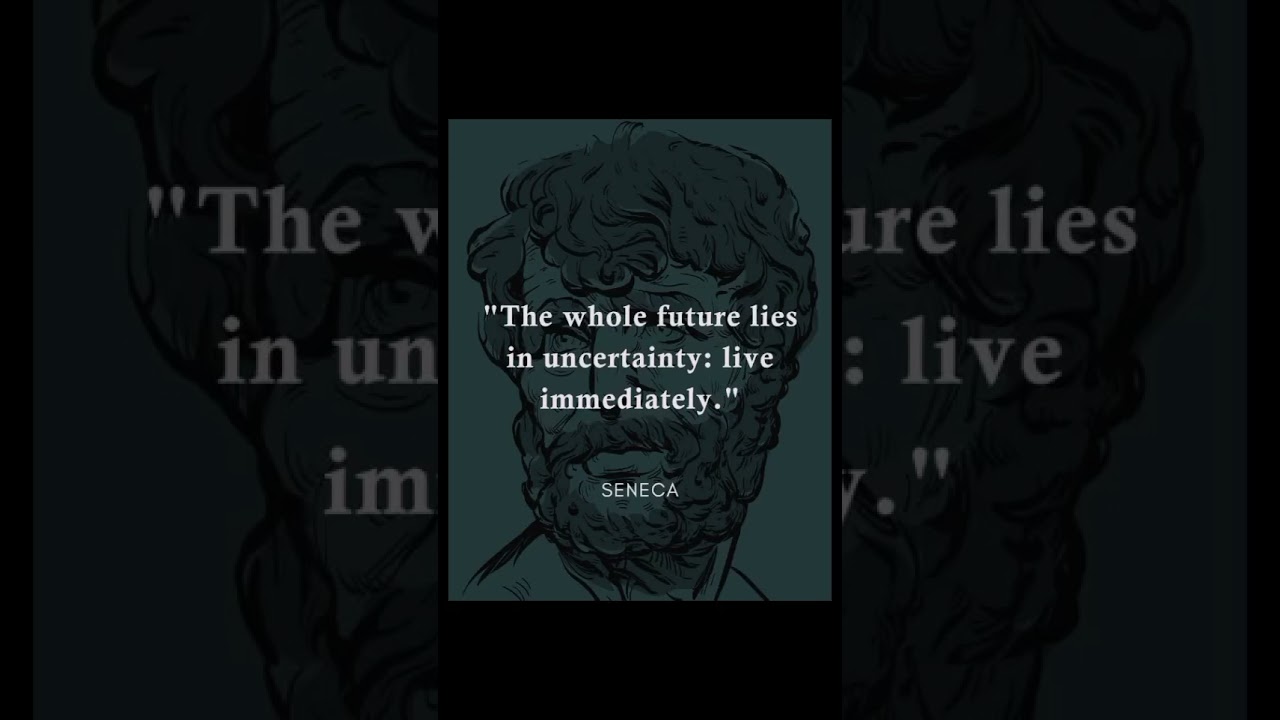 The whole future lies in uncertainty....