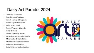 What's Coming with the 2024 Daisy Art Parade