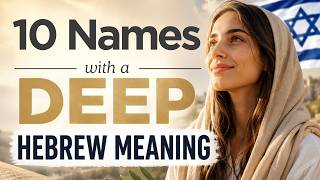 10 Popular Names You Didn't Know Come From HEBREW! + Meaning Explained!