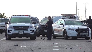 Two Harris County deputies injured in three vehicle crash