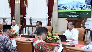 Pengantar Presiden Jokowi pada Ratas Penanganan Pengungsi Erupsi Gunung Ruang, 3 Mei 2024