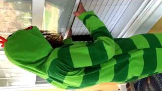 Brobee Breaking In To Use The Bathroom