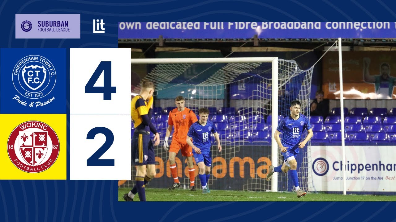 Chippenham Town U23 vs Woking U23 | Suburban League Highlights, Fri 17th Mar 2023