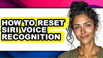 How to Reset Siri Voice Recognition (updated)