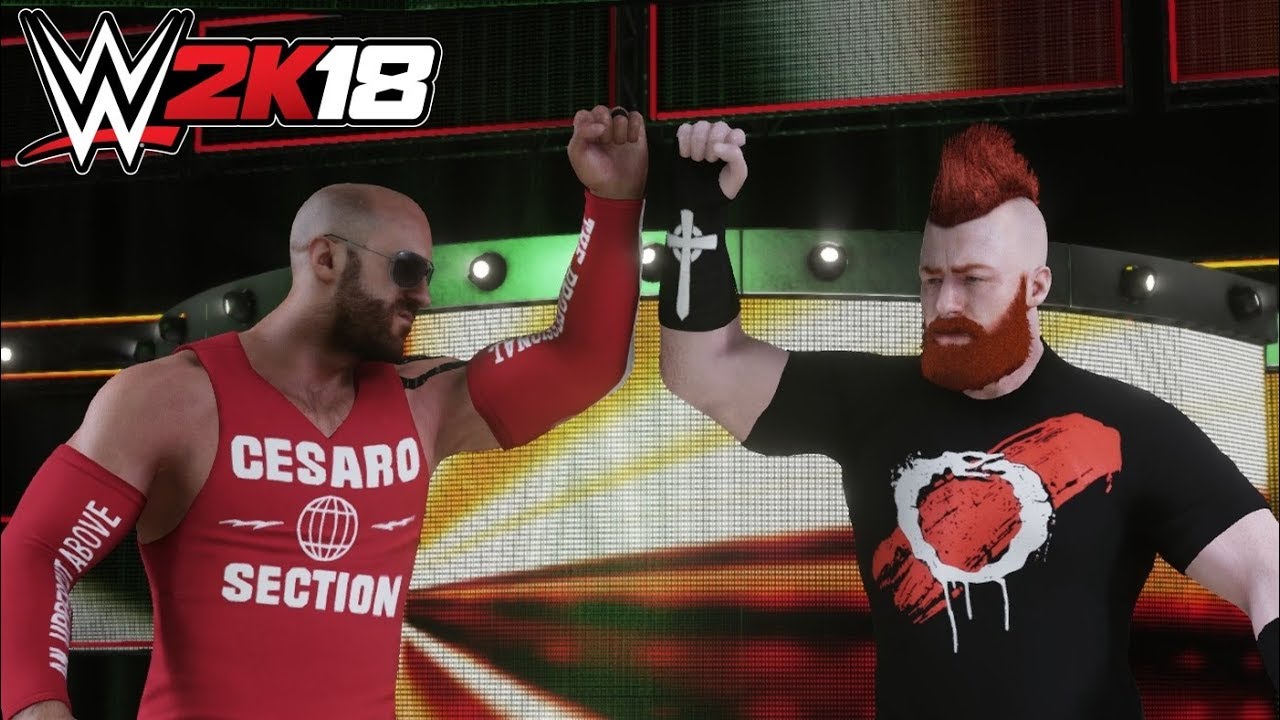WWE 2K18 - Sheamus & Cesaro (Entrance, Signature, Finisher)