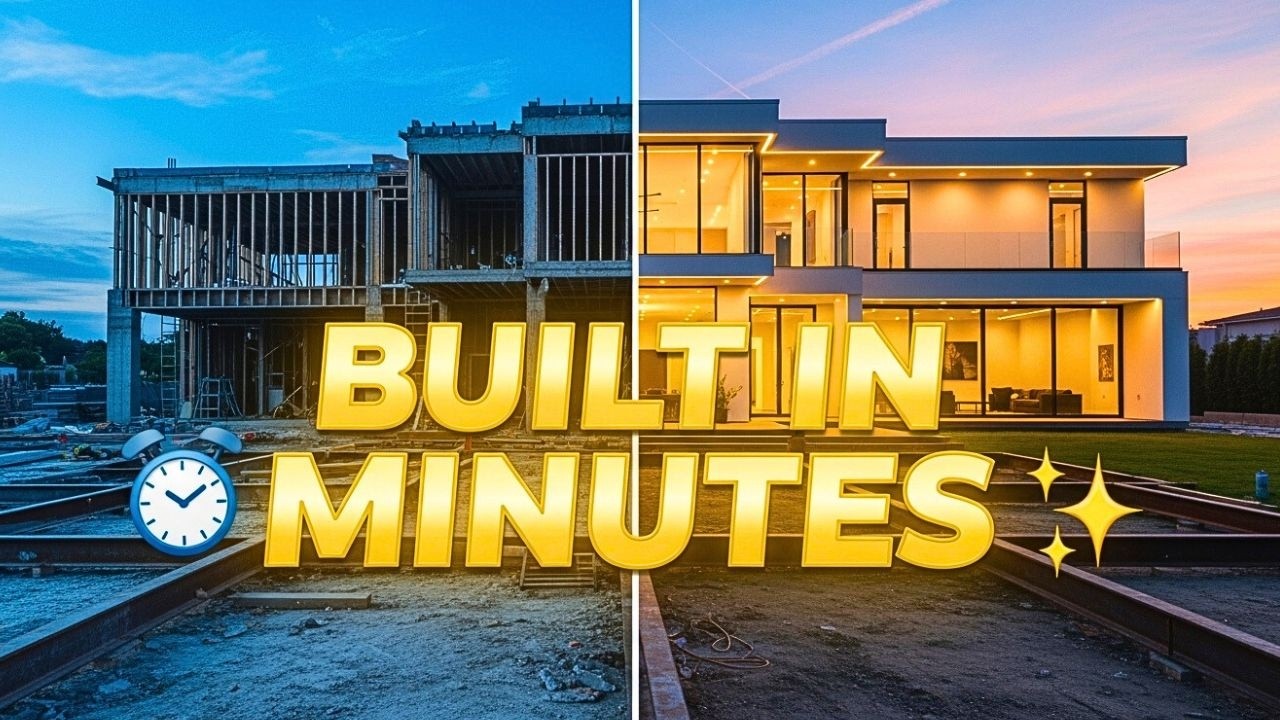 ⏳ Luxury House Built in Minutes | Timelapse Magic - YouTube