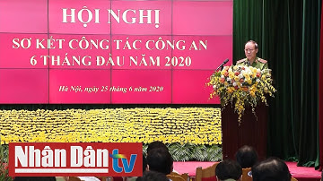 Hội nghị sơ kết công tác công an 6 tháng đầu năm 2020