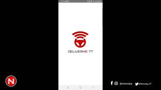 Screen recording of how to operate the DeliverMe TT app. screenshot 3