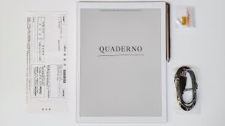 Fujitsu Quaderno A4 13 3" Inch eInk Unboxing