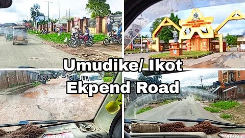 Driving Through Umudike/ Ikot Ekpene Road To Ndoro Ikwuano Abia State Nigeria 🇳🇬