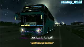 story wa lirik sholawat versi bus simulator id .