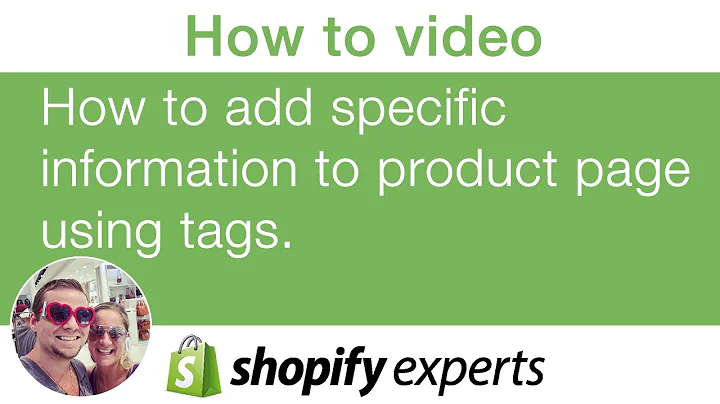 Enhance Your Product Pages with Tags in Shopify