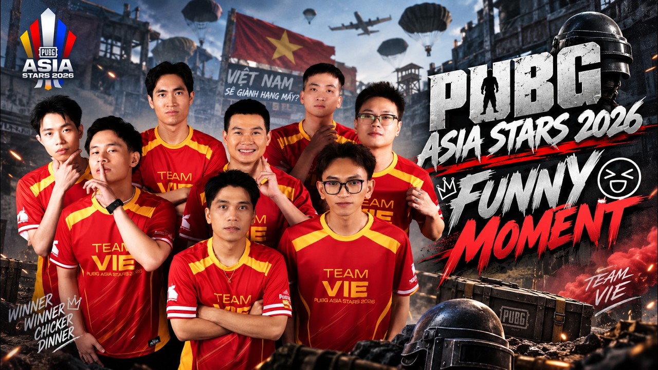 PUBG ASIA  STAR 2026 DAY 1 FUNNY MOMMENT