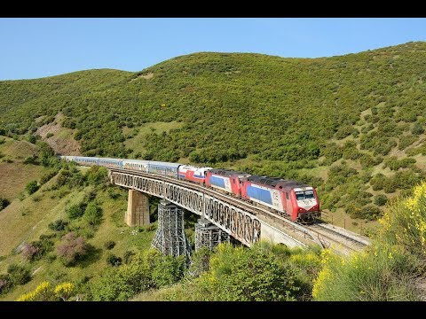 Trains in Greece (1) - old Lianokladi - Domokos route