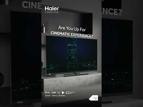 Haier S6 TV | HQLED with Sound Bar for Cinematic Experience