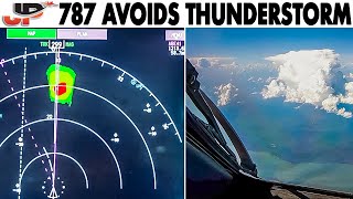 How to Avoid a Thunderstorm | Cockpit Boeing 787