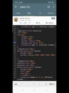 JavaScript project. making simple robot by using JavaScript😍 || #shorts ...