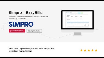 Automate Accounts Payable in Simpro with EzzyBills