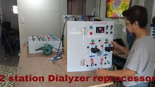 2 station dialyzer reprocessor
