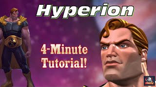HYPERION: 4-Minute Tutorial! Learn everything you need to know about this amazing champ in 4-Min!!