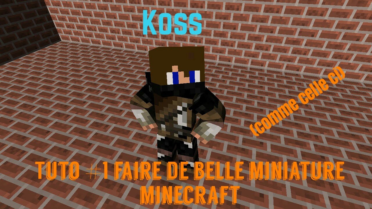 Tuto #1 | Faire de belle miniature Minecraft - YouTube