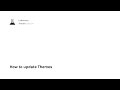 Kalium — Updating WordPress Themes