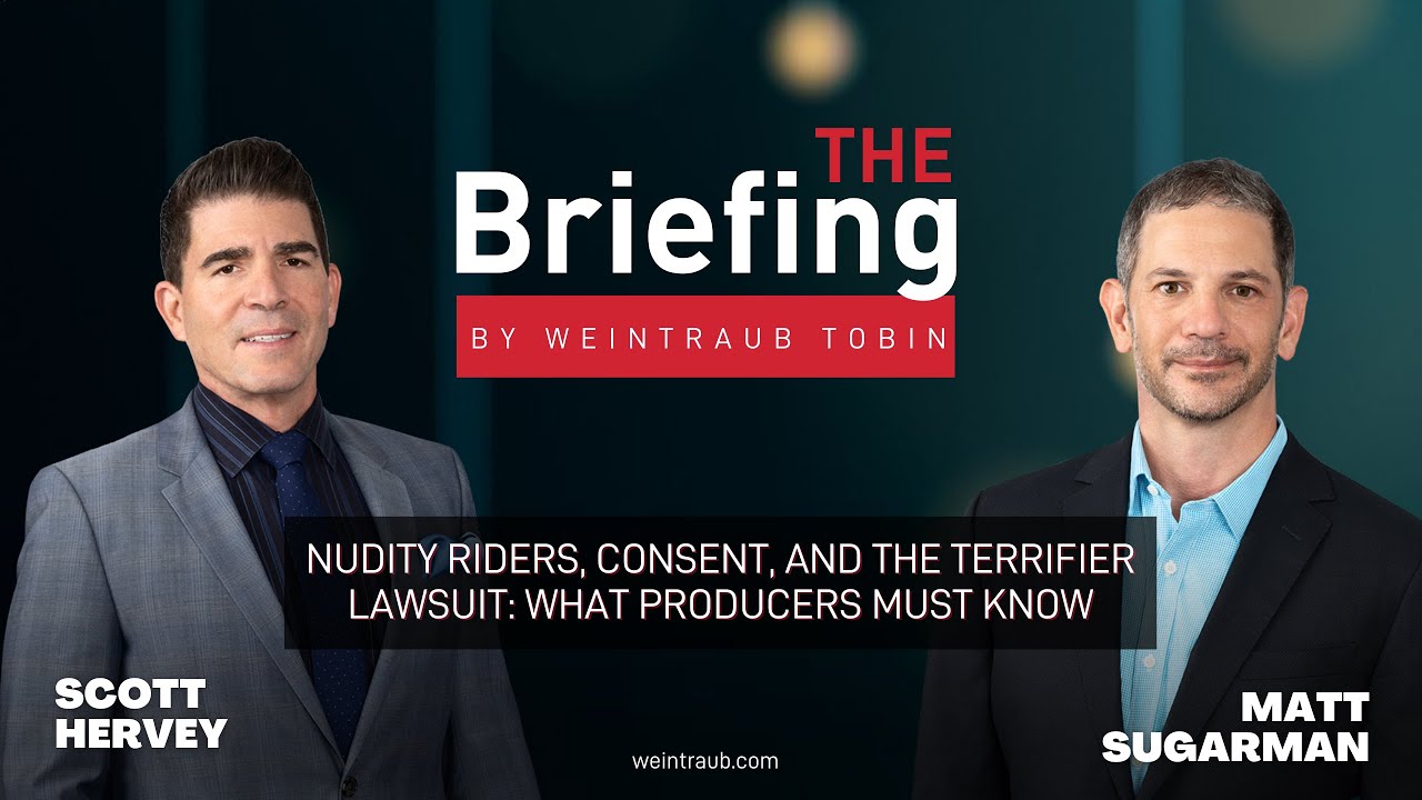 The Briefing: Nudity Riders, Consent, and the Terrifier Lawsuit: What Producers Must Know