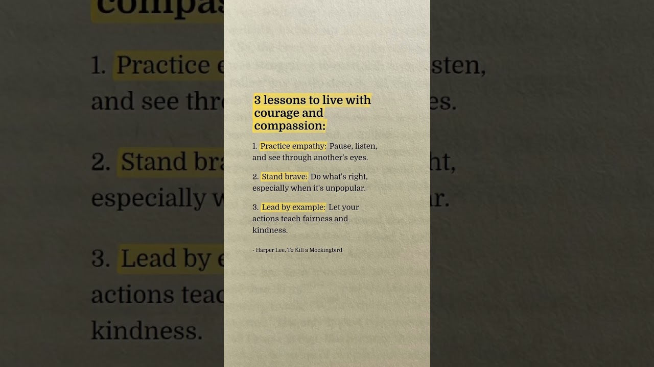 3 Life Lessons from To Kill a Mockingbird 